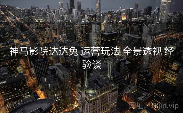 神马影院达达兔 运营玩法 全景透视 经验谈  第2张