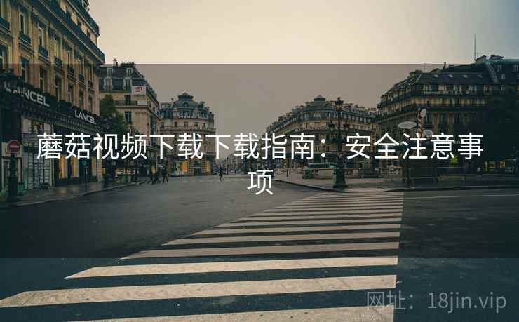 蘑菇视频下载下载指南：安全注意事项  第1张