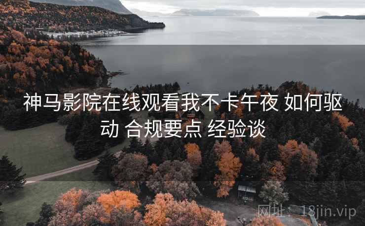 神马影院在线观看我不卡午夜 如何驱动 合规要点 经验谈  第2张