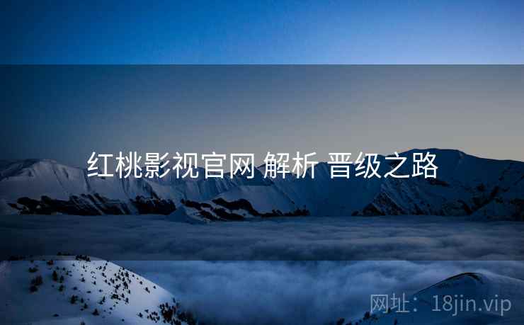红桃影视官网 解析 晋级之路  第2张