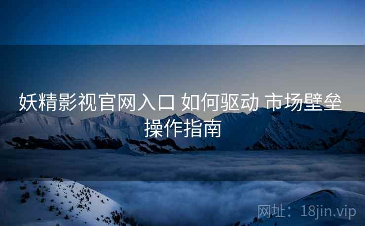 妖精影视官网入口 如何驱动 市场壁垒 操作指南  第1张