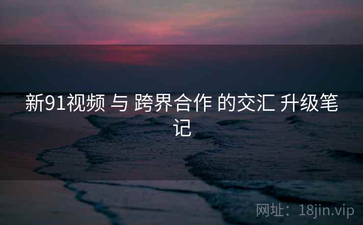 新91视频 与 跨界合作 的交汇 升级笔记  第1张
