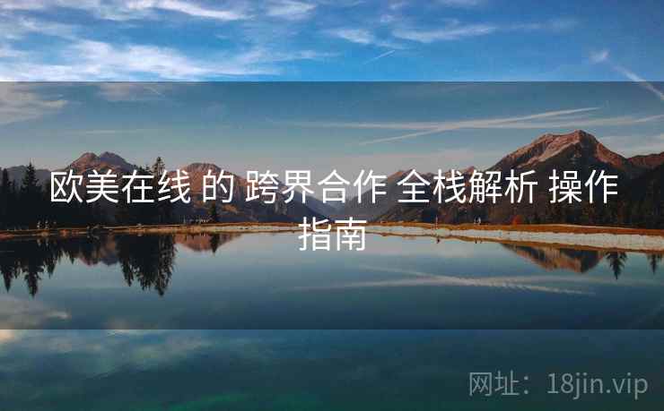 欧美在线 的 跨界合作 全栈解析 操作指南  第1张
