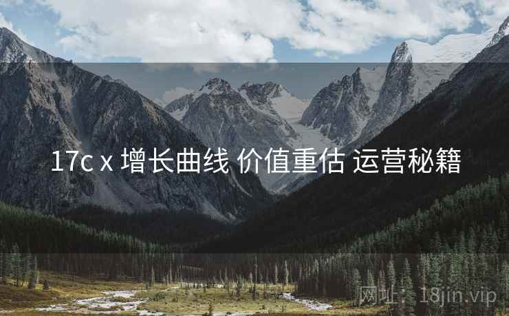 17c x 增长曲线 价值重估 运营秘籍  第1张