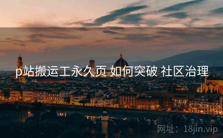 p站搬运工永久页 如何突破 社区治理